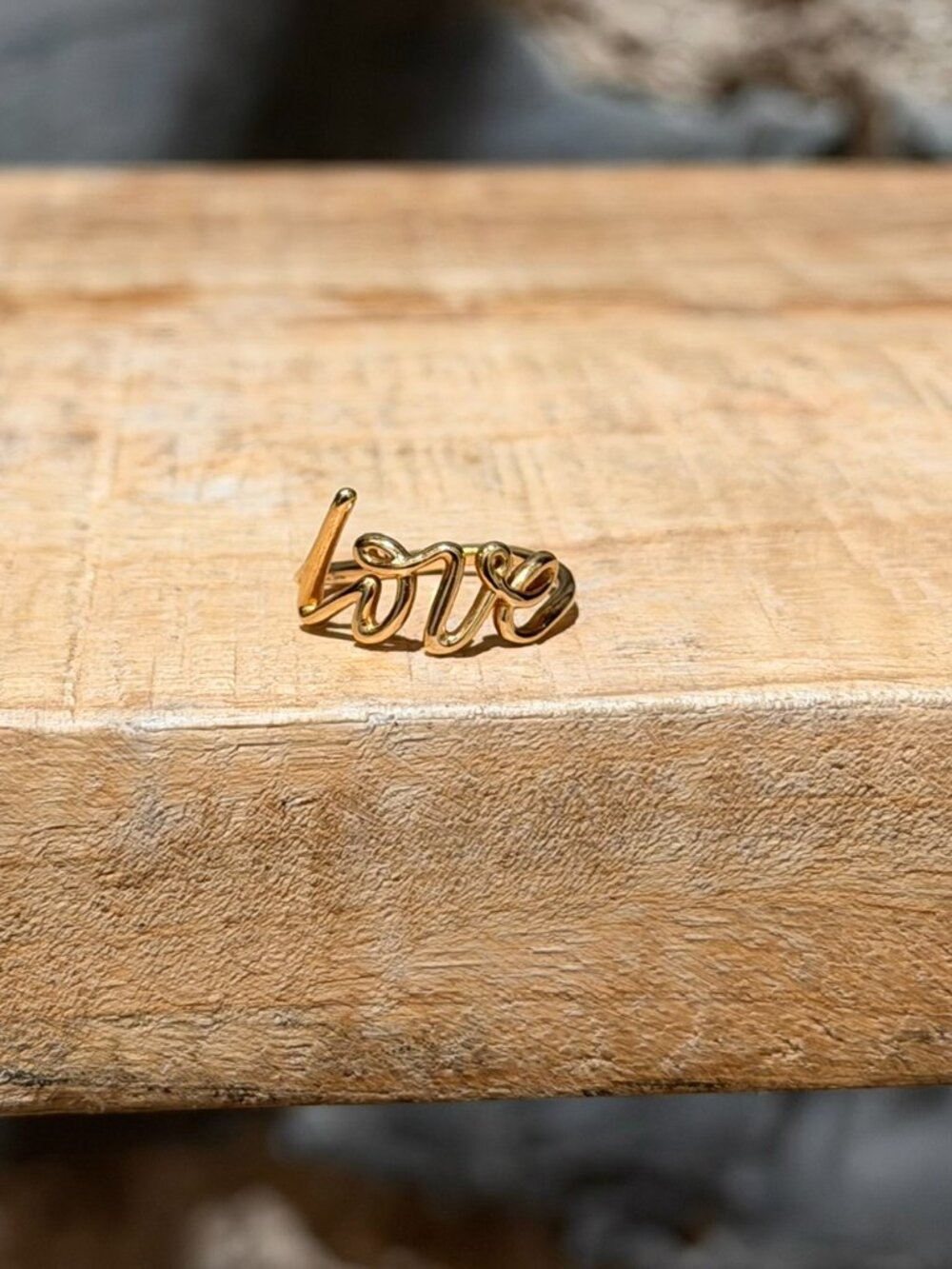 Tiffany & Co. 18K Yellow Gold Paloma's Graffiti Love Ring